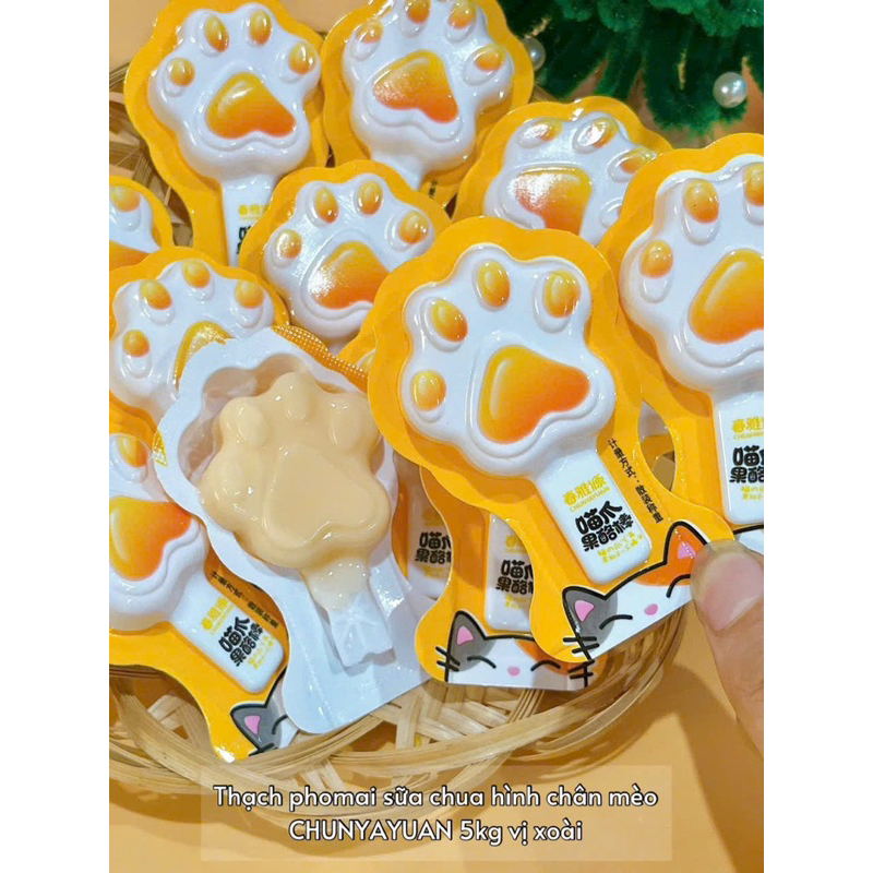 [ XÁ 1KG ] THẠCH QUE KEM TRÁI CÂY SỮA CHUA PHÔ MAI 3D CHUNYAYUAN [MIX ĐỦ VỊ]