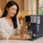 Máy lọc nước RO làm nóng lạnh Fujihome WP302C Nhập khẩu 2 lõi lọc khử khuẩn UV, chọn nhiệt độ nóng, cảnh báo thay lõi