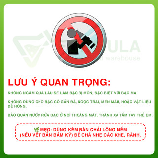 Nước Rửa Bạc 100ml - Dung Dịch Sáng Bạc - An Toàn Với Người Dùng