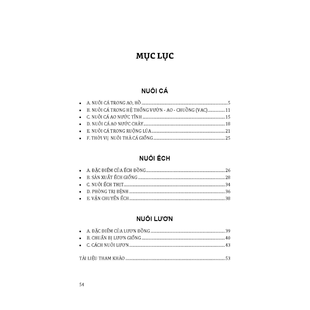 Ảnh Sách - Nông Nghiệp Hữu Cơ - Hướng Dẫn Nuôi Cá, Ếch, Lươn 2