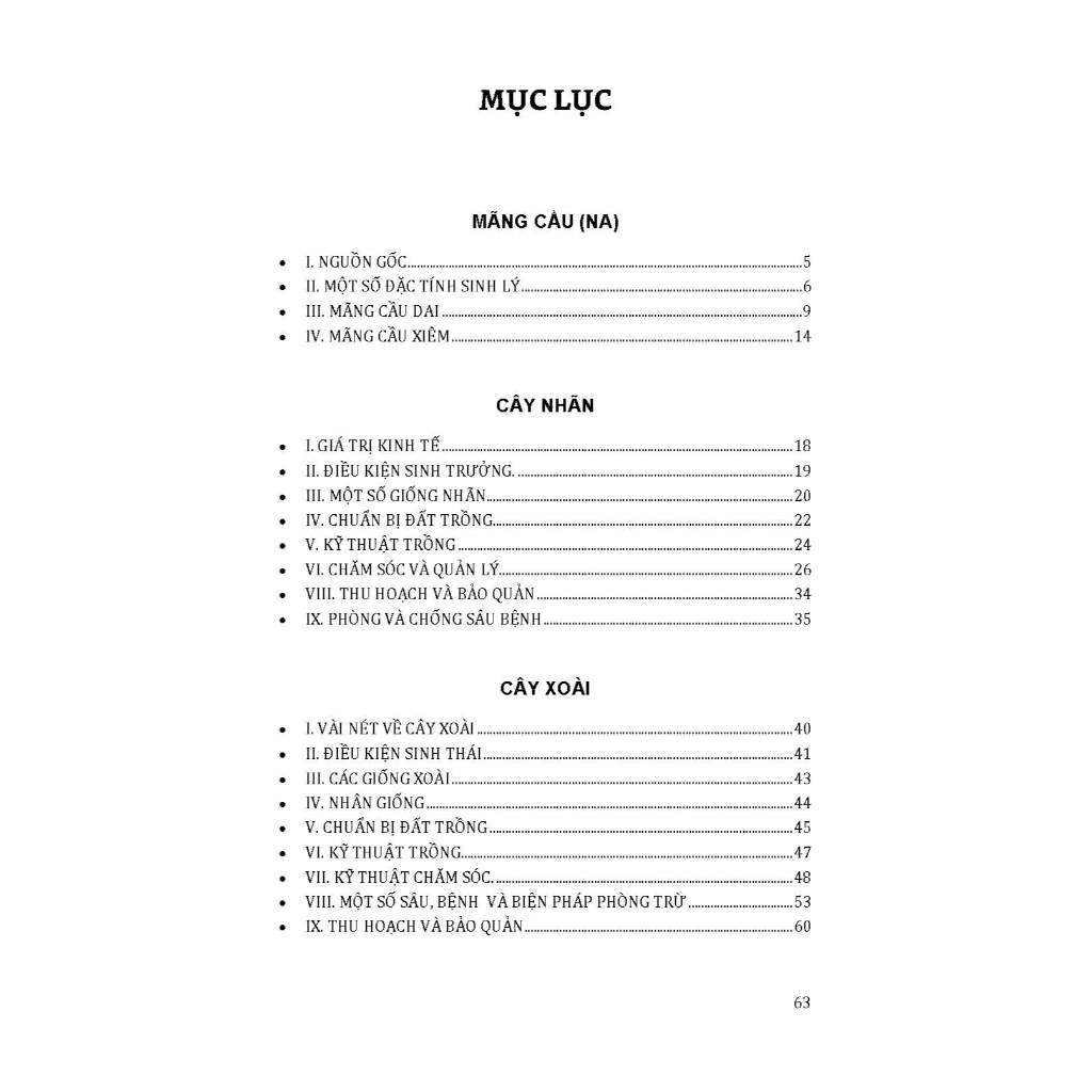 Ảnh Sách - Nông Nghiệp Hữu Cơ - Kỹ Thuật Trồng, Chăm Sóc Cho Năng Xuất Cao Mãng Cầu, Nhãn, Xoài 2
