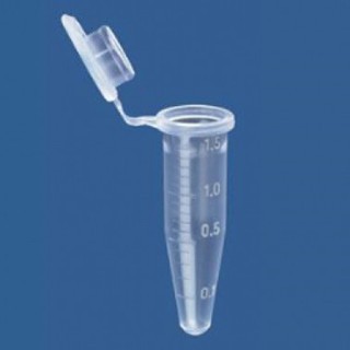 Ống ly tâm Eppendorf túi/500 cái,ống ly tâm nhựa trong suốt 1.5ml có nắp và an toàn.