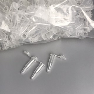 Ống ly tâm Eppendorf túi/500 cái,ống ly tâm nhựa trong suốt 1.5ml có nắp và an toàn.