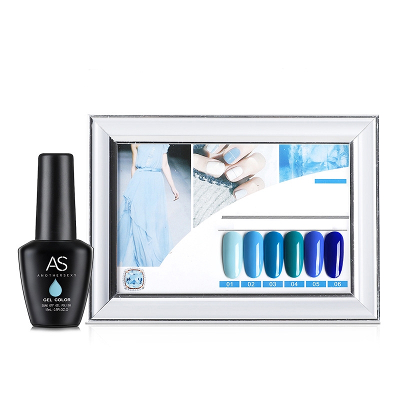 Sơn gel AS lẻ 6 màu Blue TB