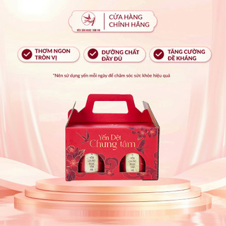 [Yến Chưng Tươi] Combo 4 Hũ - Yến Dệt Chung Tâm - Yến Thật 100% - Giao Hàng Ngay Nội Thành HN