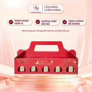 [Yến chưng sẵn] Combo 10 hũ Yến Chưng - Yến Dệt Hiếu Tâm - Yến Thật 100%
