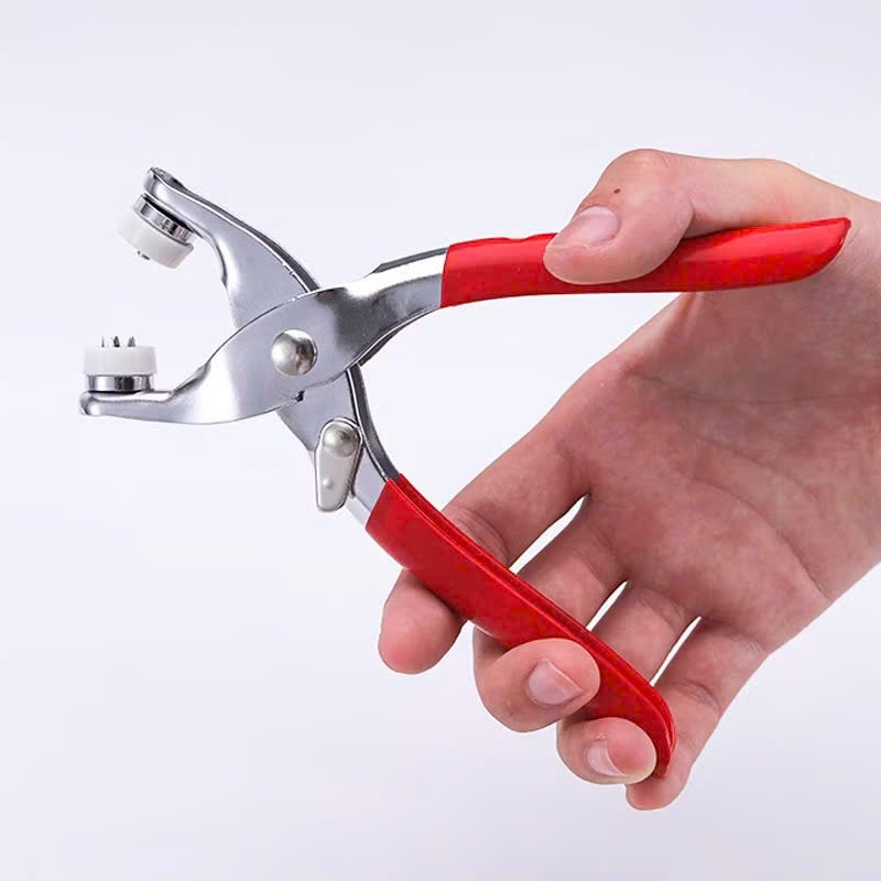 Kìm Bấm Cúc Đầy Đủ Phụ Kiện Đi Kèm,Bộ Kìm Bấm Khuy Kèm 100 Cúc Áo - DỤNG CỤ BẤM KHOEN LÀM ĐỒ THỦ CÔNG TẠI NHÀ