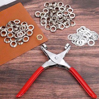 KÌM BẤM CÚC QUẦN ÁO ĐA NĂNG KÈM 100 CÚC - Kìm Bấm Khuy Quần Áo Nhỏ Gọn Tiện Dụng,Kìm Kèm Khoen Phù Hợp May Vá Tại Nhà