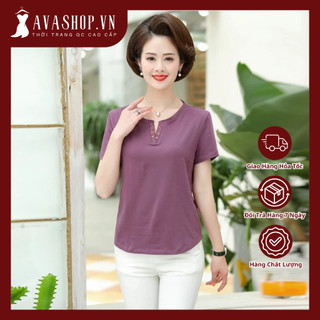 (THANH LÝ) Áo Thun Mềm Đẹp Giản Dị Cho Mẹ SM07