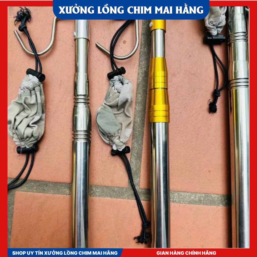 Sào Rút Gọn Inox Đa Năng Treo Lồng Chim - Sào Treo Quần Áo - Gậy Phơi ...