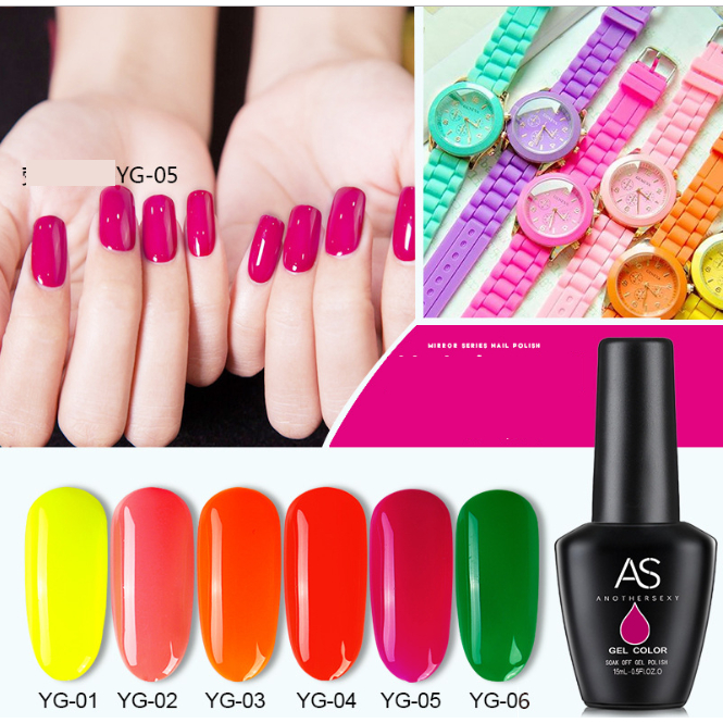 Sơn gel AS chọn lẻ 6 màu NEON YG