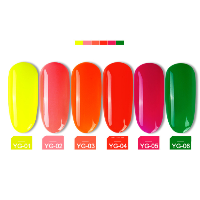 Sơn gel AS chọn lẻ 6 màu NEON YG