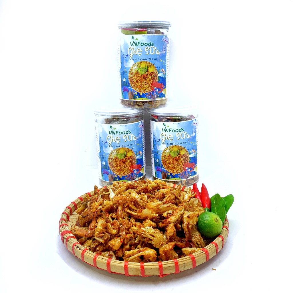 Ghẹ Sữa Rim Giòn Nha Trang 300-500Gr Ghẹ Sữa Rim Gia Vị | Ăn Vặt VnFood