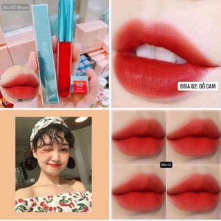 Son Lì Màu Đỏ Cam BBIA LAST VELVET TINT Mềm Mịn