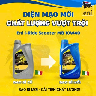 (Nhập khẩu) Nhớt Eni I-Ride Scooter 10W40 cho xe tay ga 1L (Vespa, Honda, Yamaha)