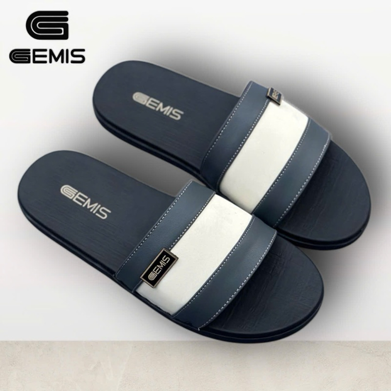 Ảnh Dép Da Đế cao xu đi rất êm đế cao 2cm - DéP Nam dép lê Đế kép 2 lớp Slipper 3