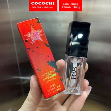 Son Bóng R&B COLOR LOCK LIP GLOSS tạo hiệu ứng cho đôi môi căng mọng - Son bóng R&B - Red Black R01