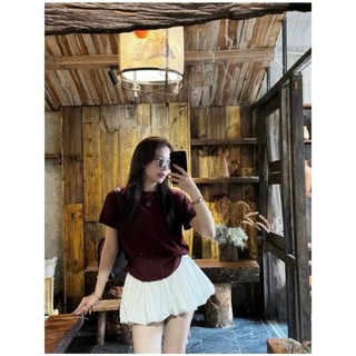Chân váy bí dáng xòe có quần trong basic dễ phối đồ LAVIAN V14