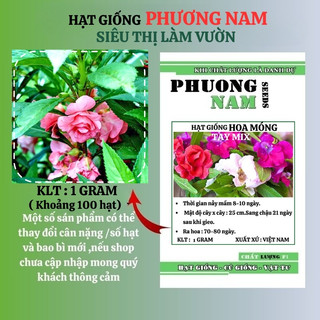 1 Gram - Hạt Giống Hoa Móng Tay Mix Phương Nam