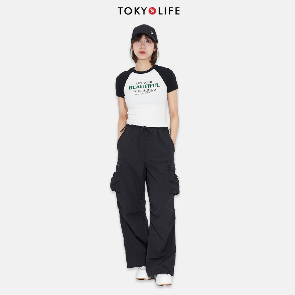 Áo Thun Nữ In Hình Trang Trí Co Giãn Thoải Mái 40003538 - TOKYOLIFE