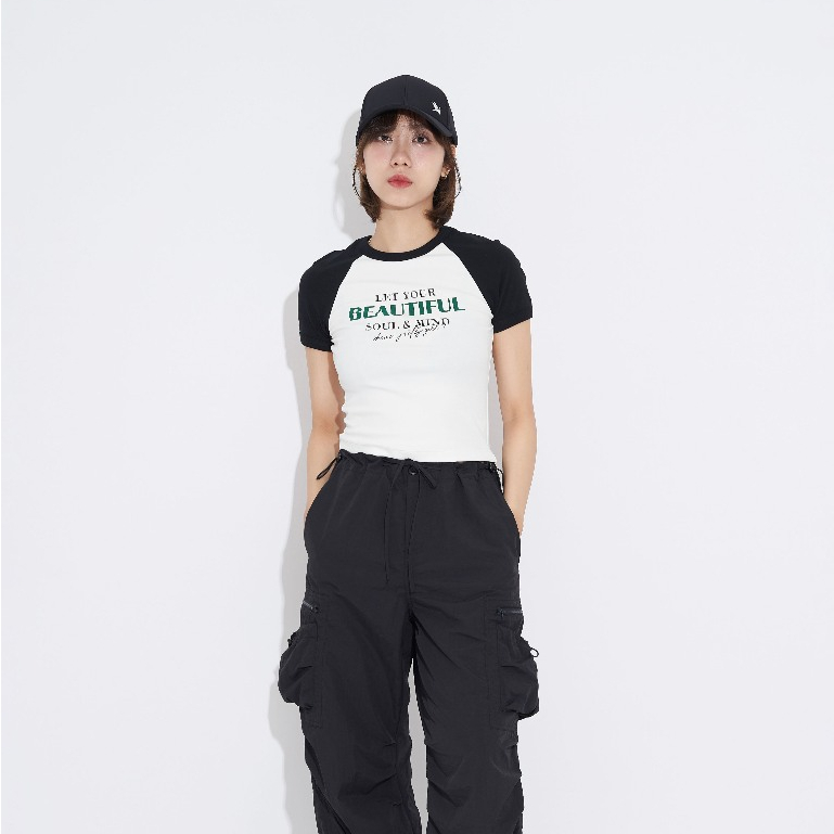 Áo Thun Nữ In Hình Trang Trí Co Giãn Thoải Mái 40003538 - TOKYOLIFE