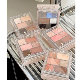 [Holdlive] BẢNG PHẤN MẮT PHẤN PHỦ 2 TẦNG HOLD LIVE KÈM BÔNG MÚT TÁN MINNA COSMETICS