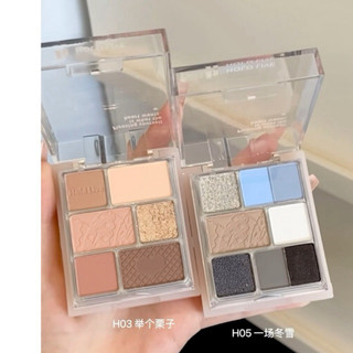 [Holdlive] BẢNG PHẤN MẮT PHẤN PHỦ 2 TẦNG HOLD LIVE KÈM BÔNG MÚT TÁN MINNA COSMETICS