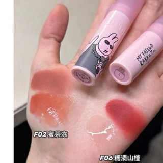 [Veecci] Son 3 Đầu VEECCI x MY FRIEND RABBIT Tích Hợp Son Lì Son Bóng Cọ Tán Son