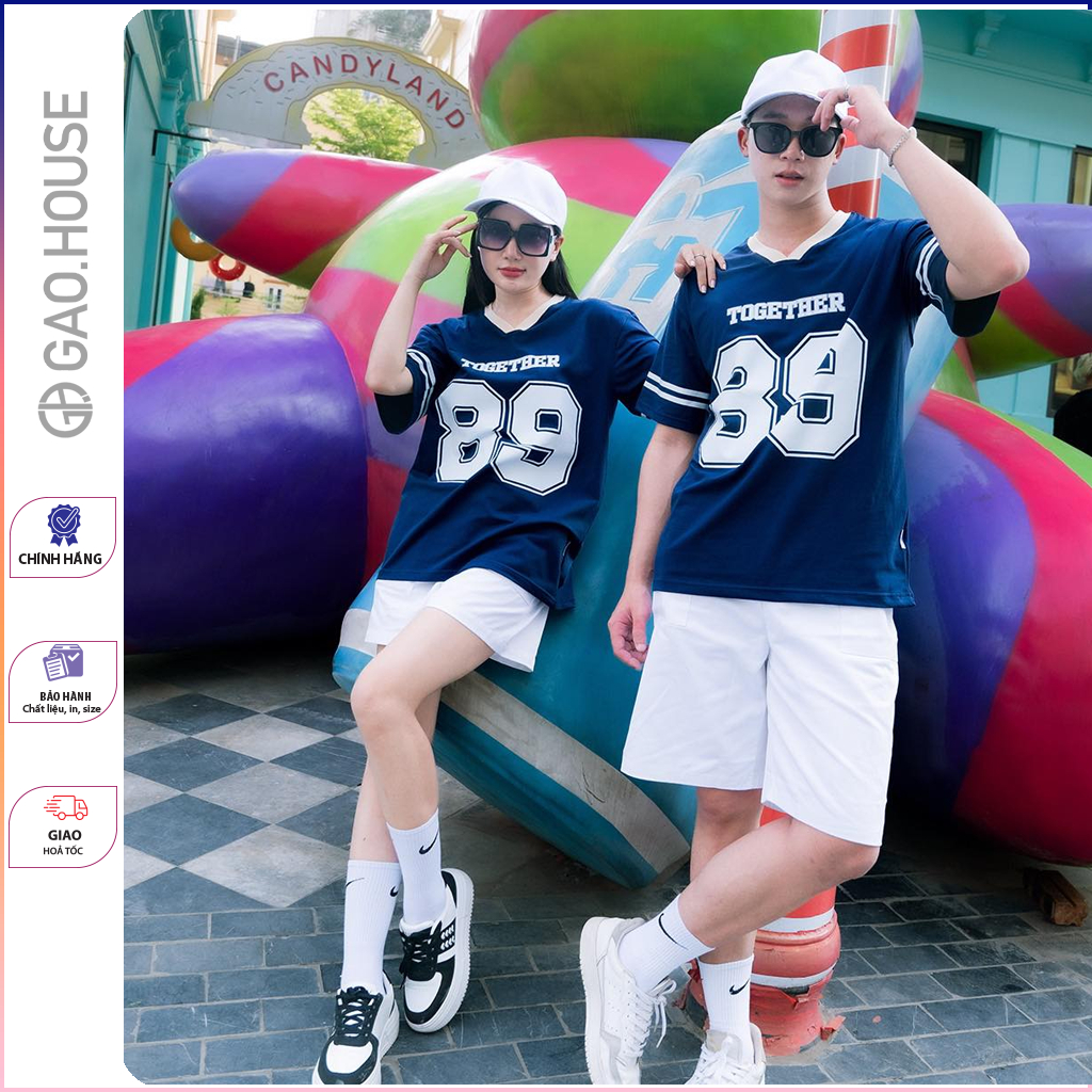Ảnh Áo Thun Gạo  House 89 Sporty, Năng Động, Dễ Mix Đồ, Hoàn Hảo Cho Đi Nhóm, Dạo Phố & Du Lịch Biển SP1 1