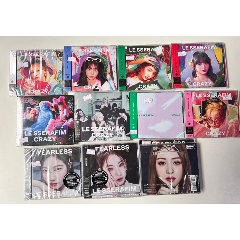 ALBUM LE SSERAFIM - CRAZY FEARLESS JAPAN NHẬT Cửa Hàng Kpop