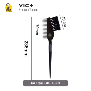 Lược nhuộm 2 đầu , cọ nhuộm Balayage và phụ kiện nhuộm tóc VIC+ Secret Tools