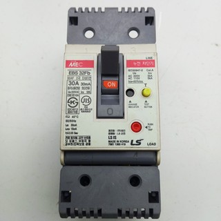 Aptomat chống giật 30A - dòng rò 30mA 220v - cb chống giật ,attomat,cầu dao tự động chống rò,MEC LS HÀN QUỐC
