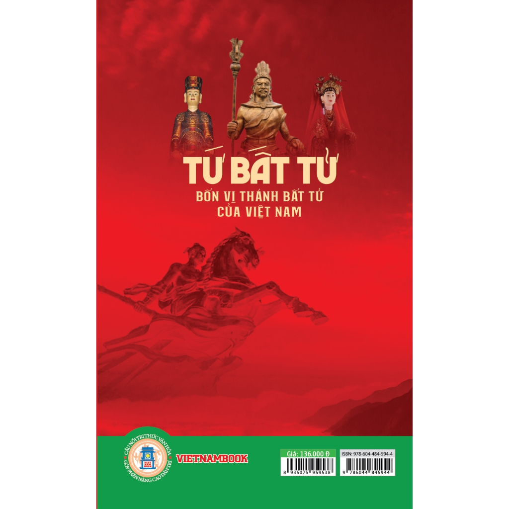 Ảnh Sách - Tứ Bất Tử - Bốn Vị Thánh Bất Tử Của Việt Nam 1