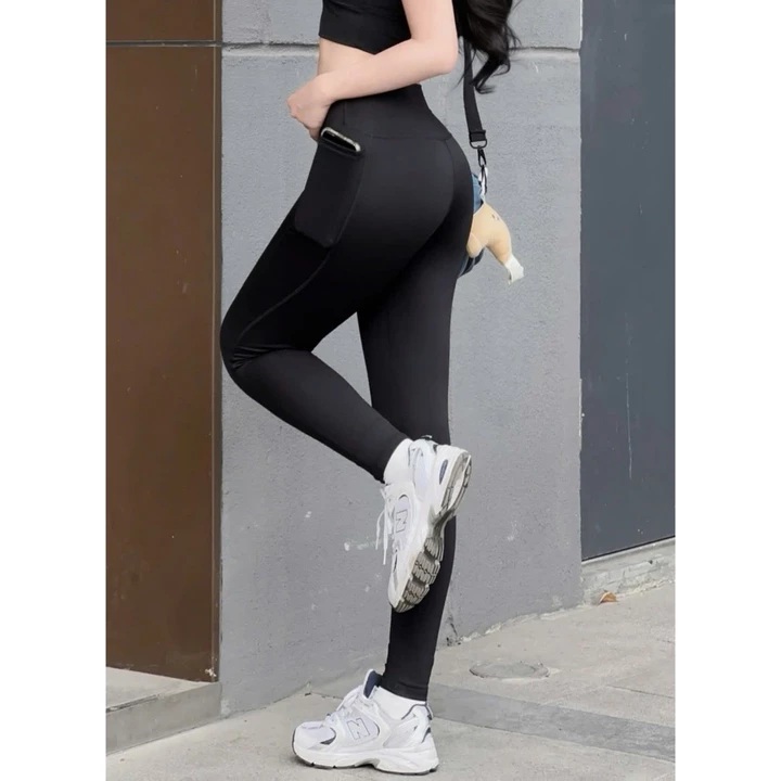 Quần Tập Gym Nữ Cạp Cao, Quần Tập Yoga Nữ, Quần Legging Dài Thể Thao Nữ Nâng Mông Eosport (Q06/Q07)