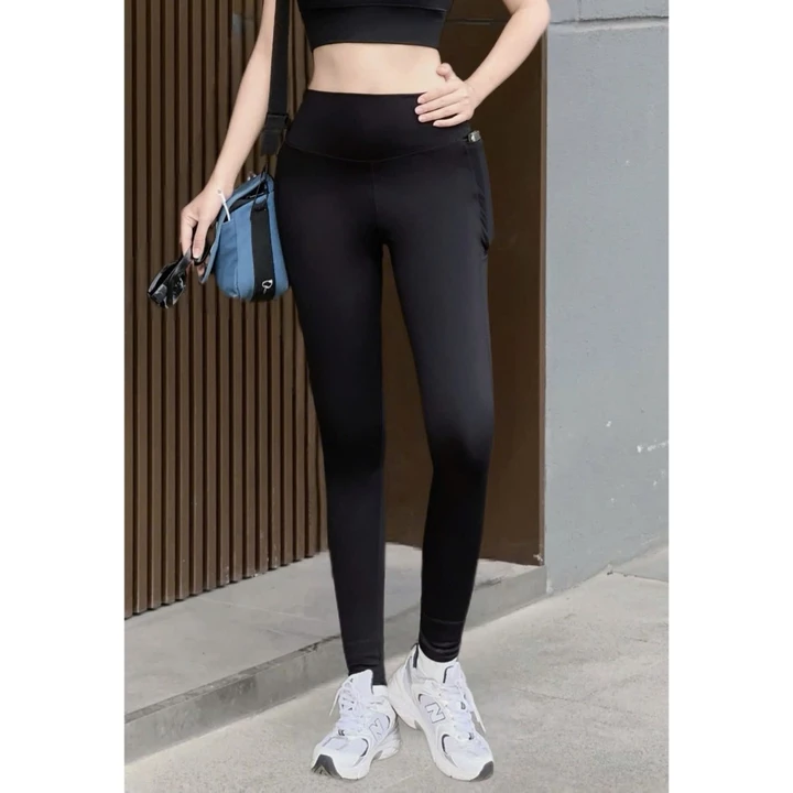 Quần Tập Gym Nữ Cạp Cao, Quần Tập Yoga Nữ, Quần Legging Dài Thể Thao Nữ Nâng Mông Eosport (Q06/Q07)