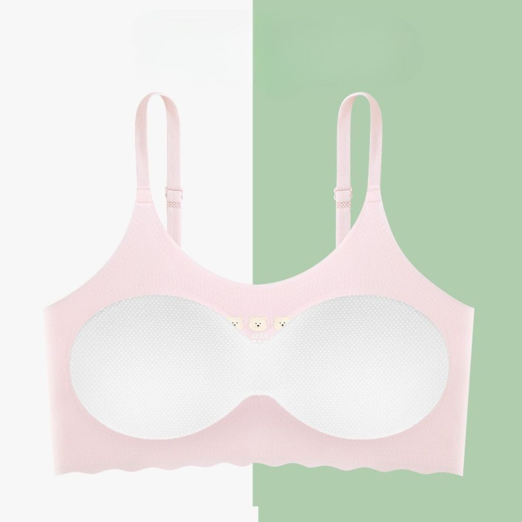 COMBO 3 Áo lót lá nữ học sinh thì đúc su mềm mại mút mỏng thoáng khí họa tiết cute  B7122