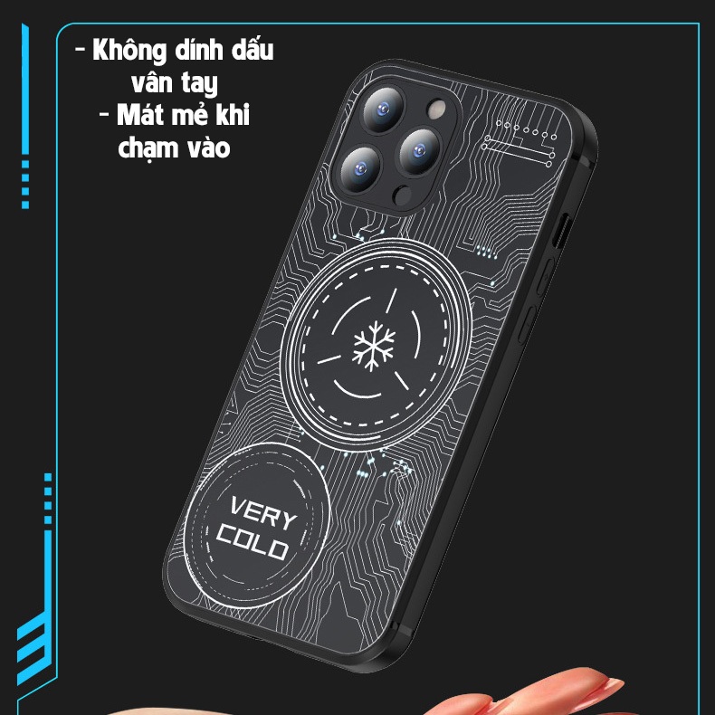 Ốp Lưng Tản Nhiệt, Ốp Điện Thoại Làm Mát Cho Táo XS-14PRM Có Hỗ Trợ Từ Tính Cooling Amor Chống Nước