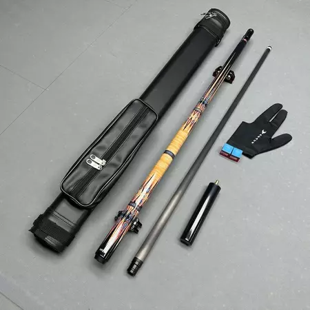Cơ bida full carbon cao cấp YFen (tặng kèm phụ kiện và nối chuôi) - gậy bi-a lỗ cao cấp Yfen