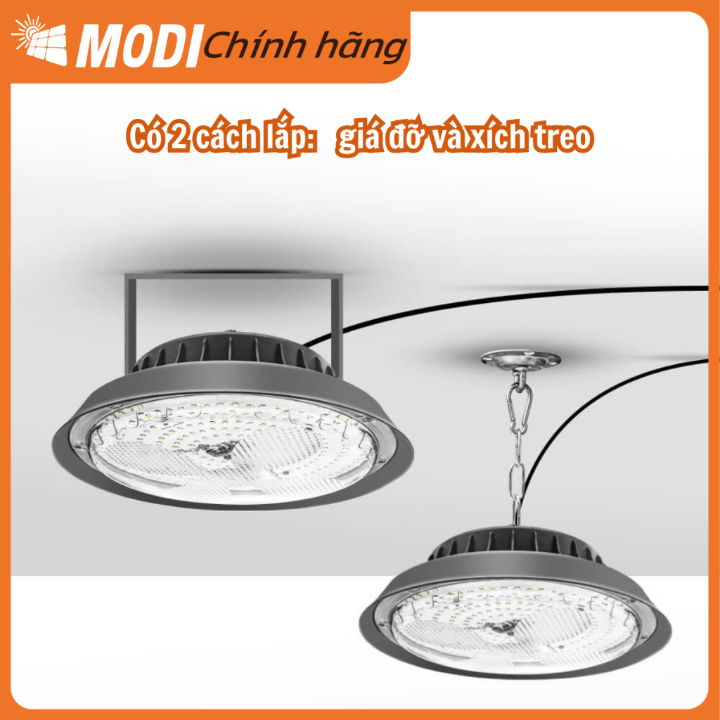 Ảnh Đèn Treo Thả Năng Lượng Mặt Trời MODI SOLAR, Đèn UFO Năng Lượng Mặt Trời  Độ Sáng Cao 3