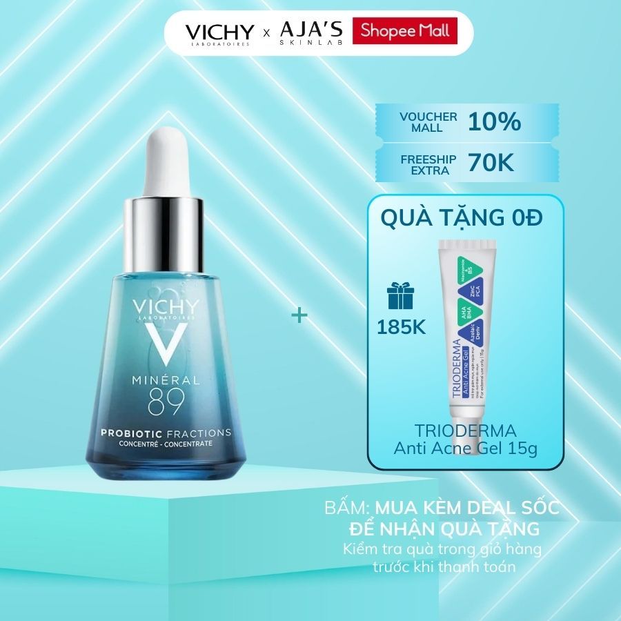 Ảnh Tinh chất giải cứu da Stress Vichy Mineral 89 Probiotic Fractions 30ml - AJA'S SKINLAB 1