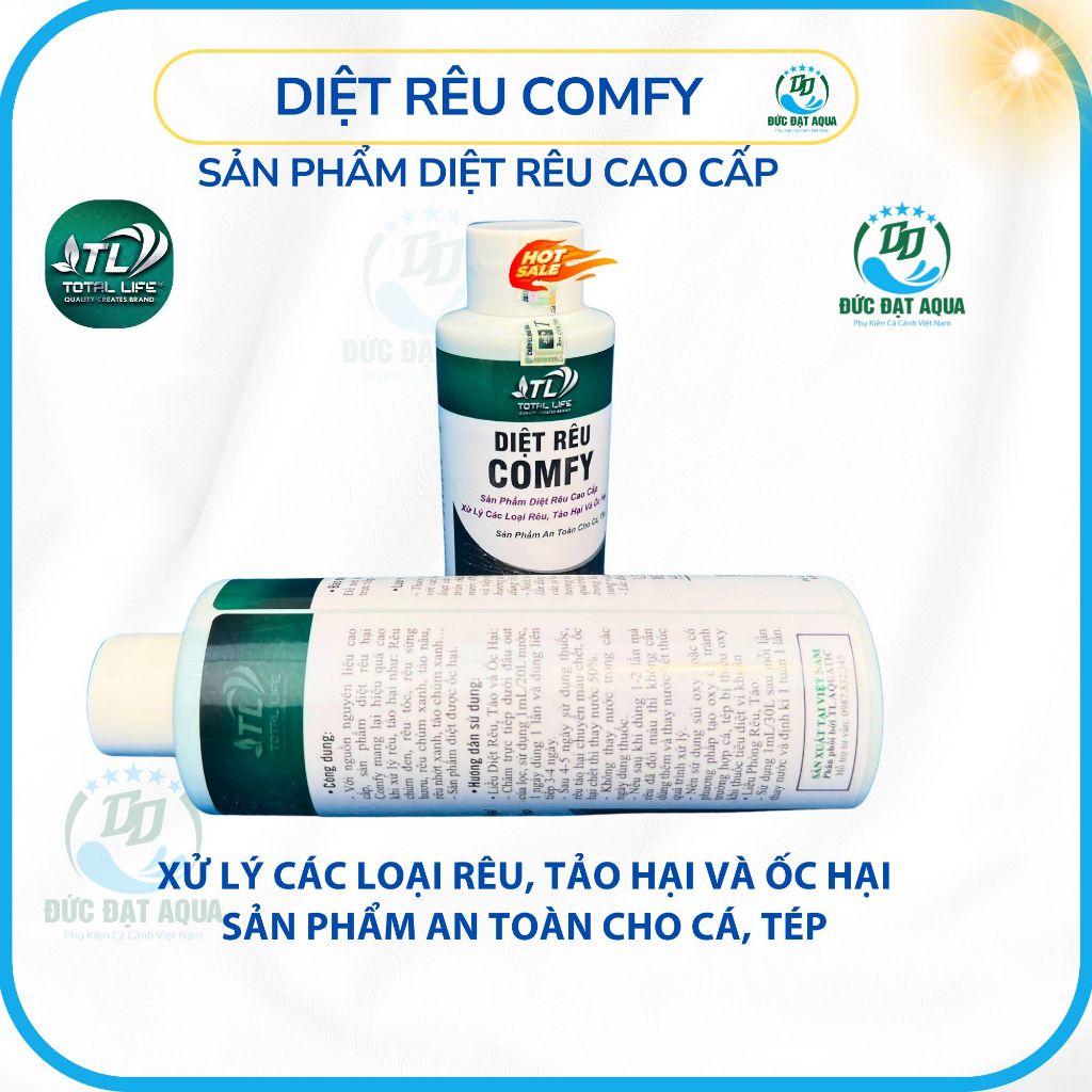 Diệt Rêu Hại COMFY -, Xử Lý Tất Cả Rêu Hại, AN TOÀN CHO CÁ VÀ TÉP CẢNH 8