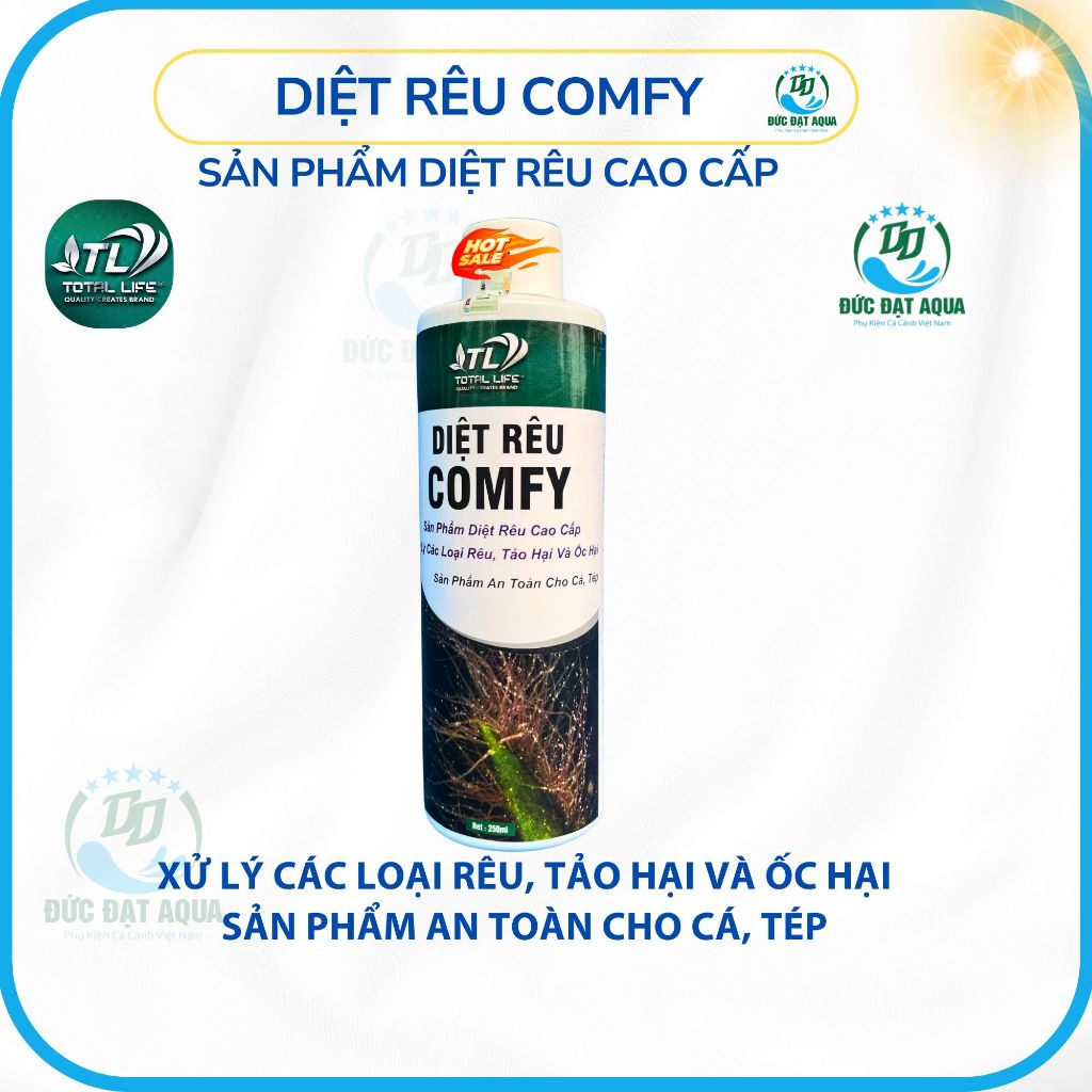 Diệt Rêu Hại COMFY -, Xử Lý Tất Cả Rêu Hại, AN TOÀN CHO CÁ VÀ TÉP CẢNH 2