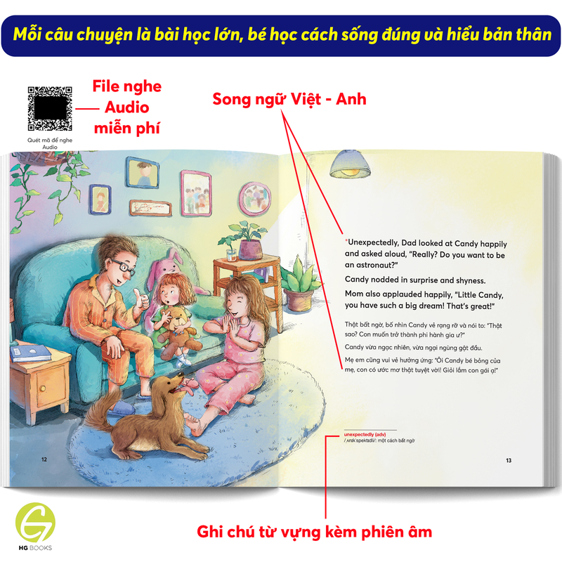 Ảnh Sách Song Ngữ 10 Chỉ Số Vàng Quyết Định Tương Lai của trẻ Kèm File Nghe 2