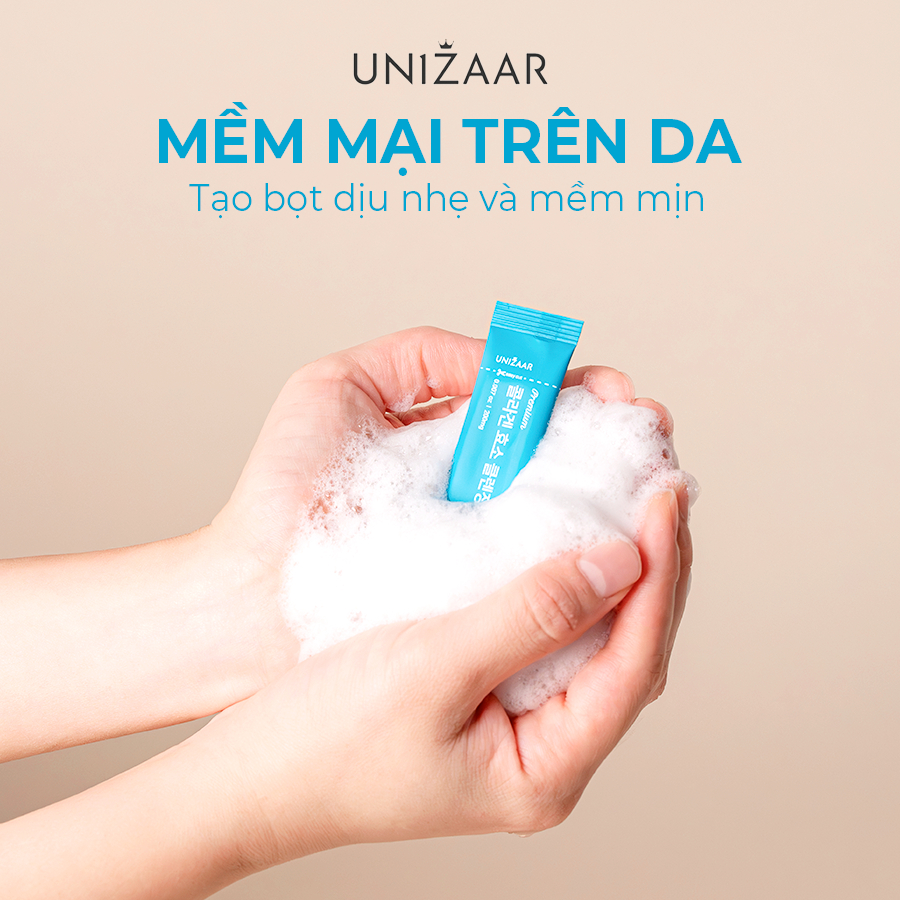 Ảnh Bột rửa mặt UNIZAAR – Bí quyết làm sạch da từ Hàn Quốc (3 gói, 200mg/gói) 3