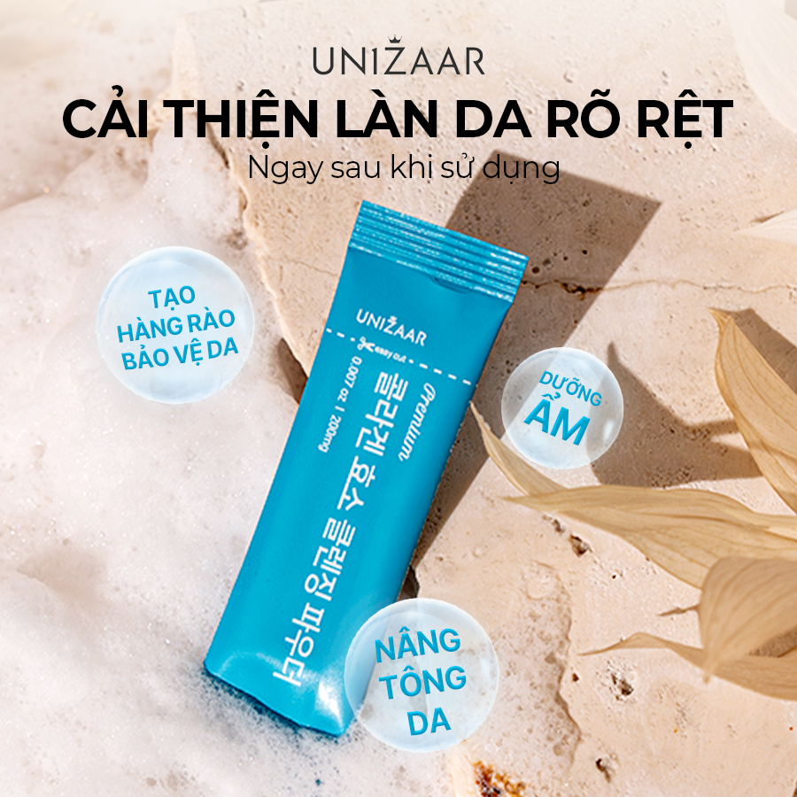 Ảnh Bột rửa mặt UNIZAAR – Bí quyết làm sạch da từ Hàn Quốc (3 gói, 200mg/gói) 4