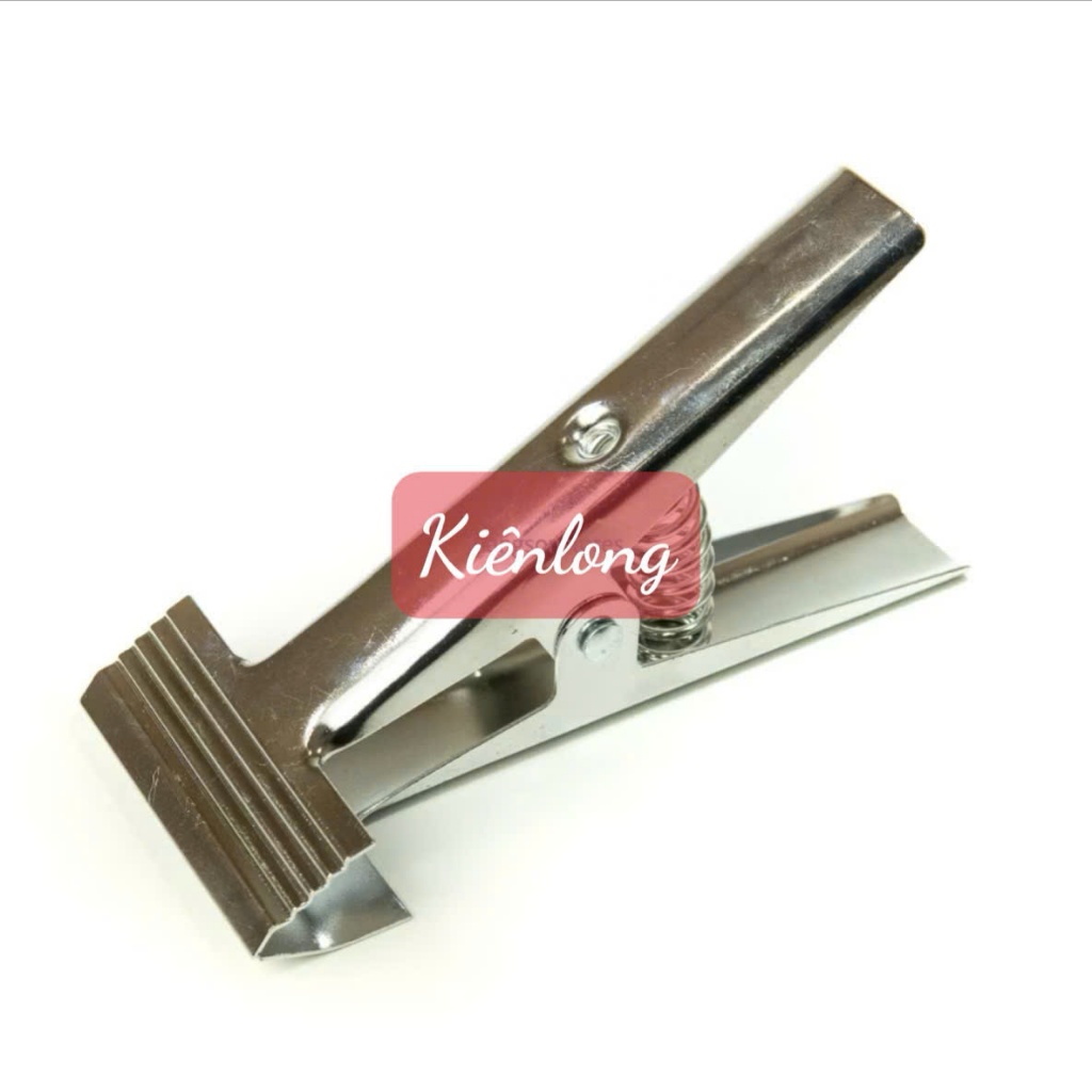 Kẹp Vải Nằm Cán Dài Mạ – Có Răng Cưa Cố Định Vải, Dụng Cụ Cắt May Nhập Khẩu