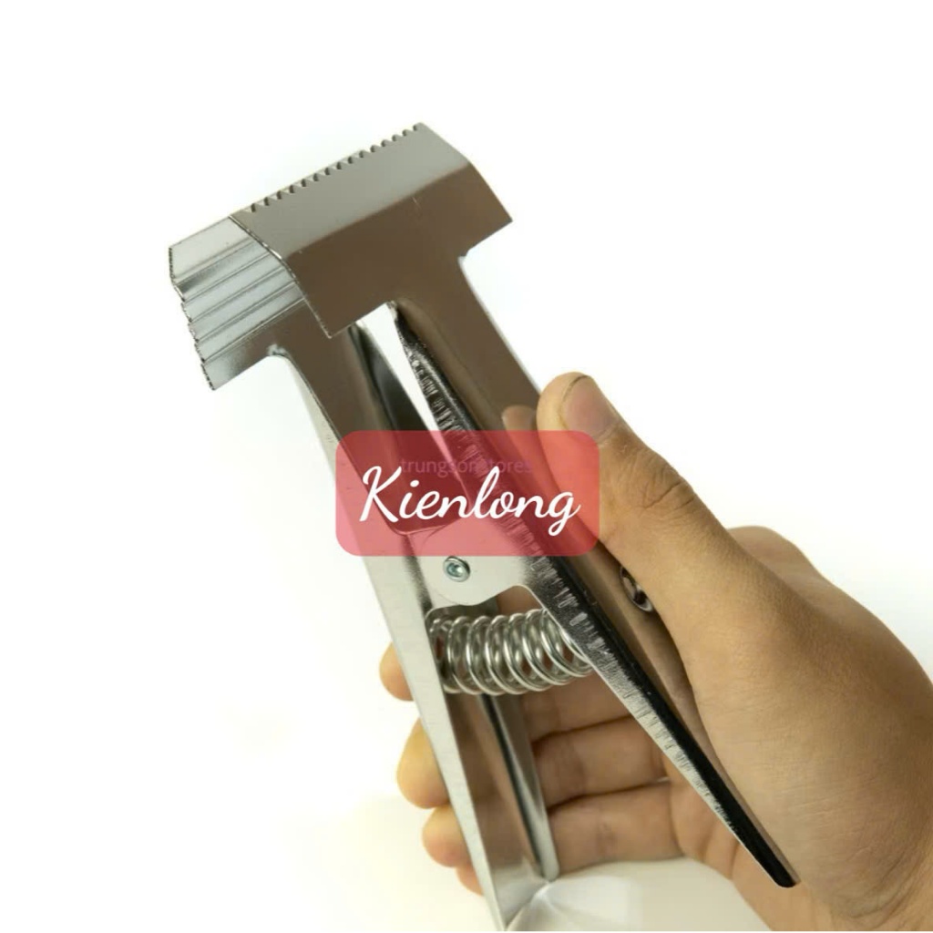 Kẹp Vải Nằm Cán Dài Mạ – Có Răng Cưa Cố Định Vải, Dụng Cụ Cắt May Nhập Khẩu