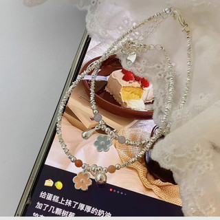 Vòng Tay Nữ Bạc 925 PJN Charm Hoa Hạt Xinh Xắn 2 Màu, Phù Hợp Với Mọi Phong Cách Thời Trang VT04