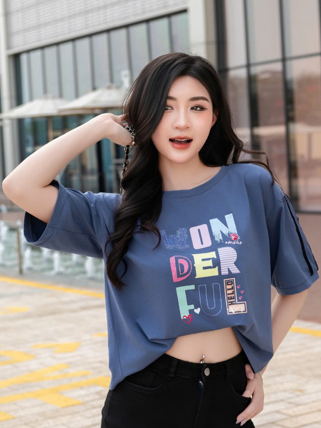 Ảnh Áo Thun Nữ Laroma 03 | Mềm Mát - Thấm Hút Mồ Hôi - An Toàn Cho Da - Bền Bỉ 4