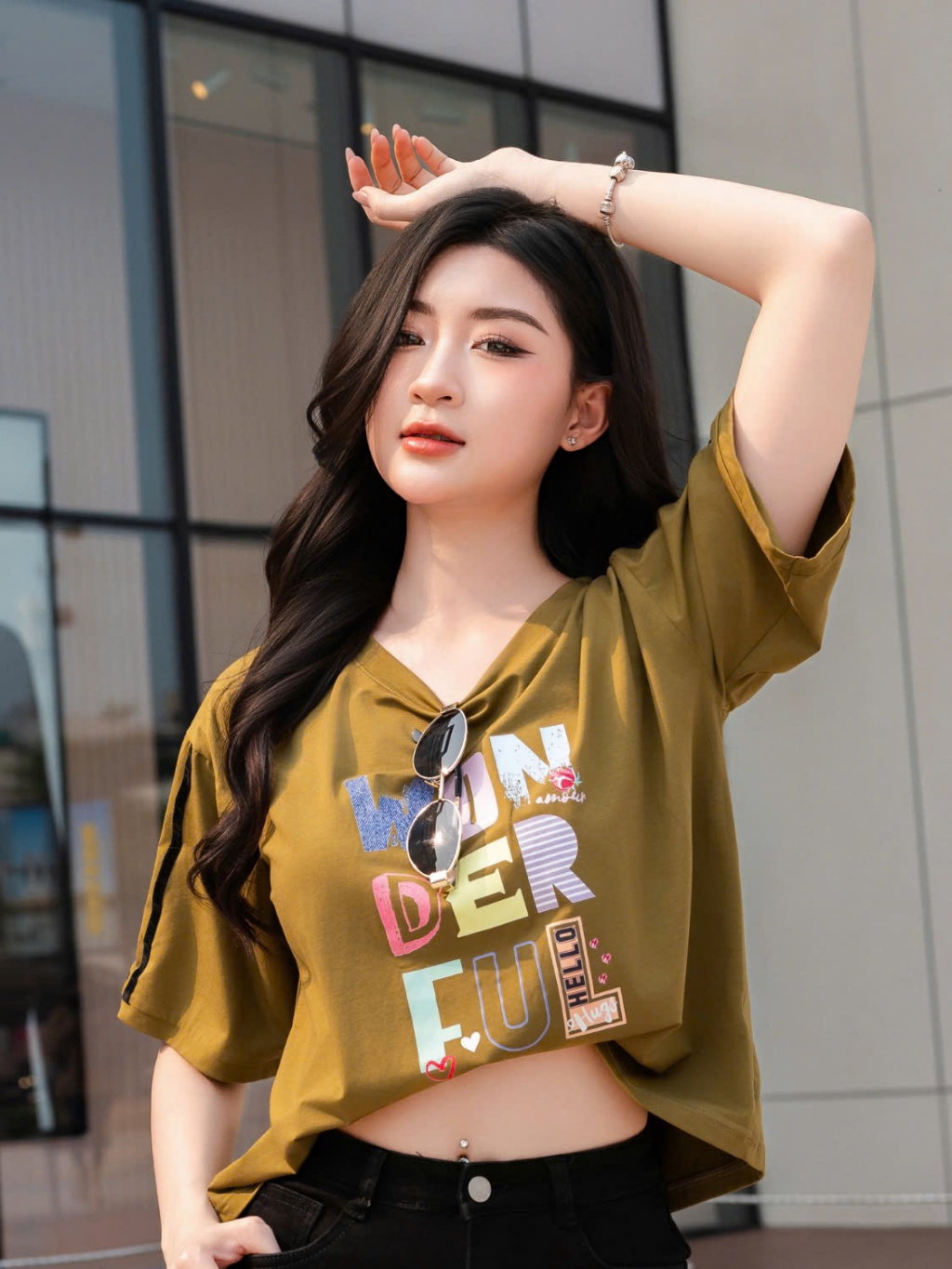 Ảnh Áo Thun Nữ Laroma 03 | Mềm Mát - Thấm Hút Mồ Hôi - An Toàn Cho Da - Bền Bỉ 3